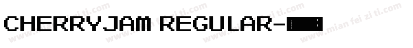 CHERRYJAM REGULAR字体转换